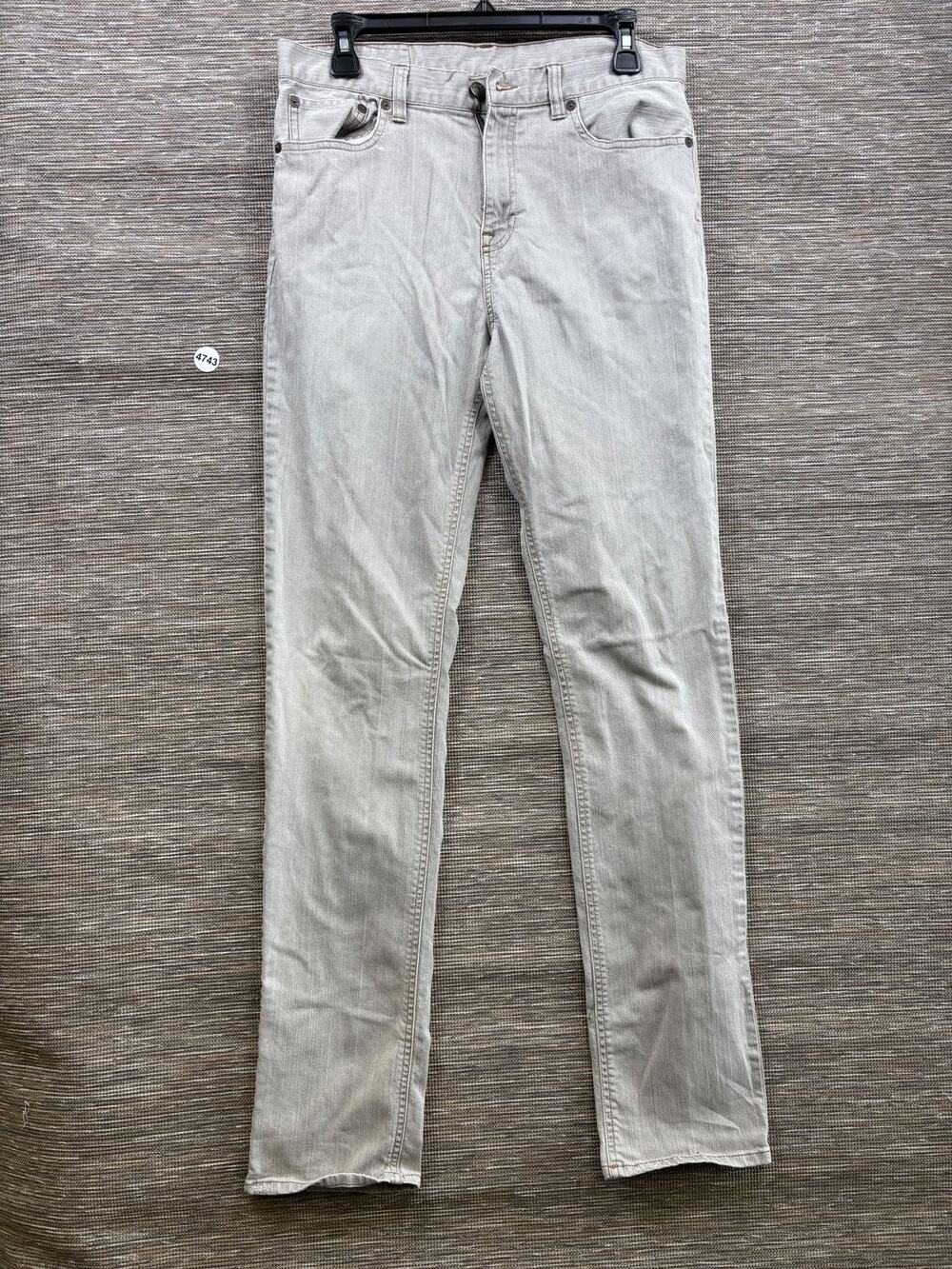 Polo Ralph Lauren Jeans Womens 20 (32x32) Gray True Slim Straight Light Wash